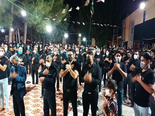 مراسم عزاداری شب عاشورای حسینی در رشتخوار