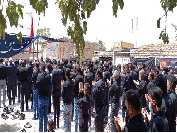 اقامه نماز ظهر عاشورا در نقاط مختلف رشتخوار