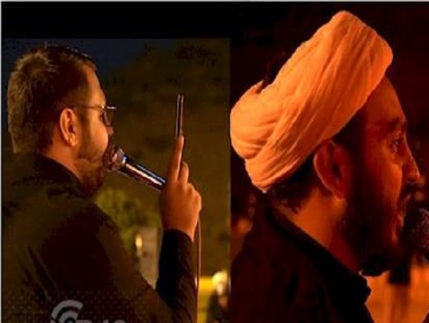 نوحه سرایی شورانگیز مداحان در مراسم شب عاشورای حسینی در یاسوج
