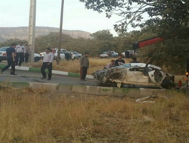 حادثه مرگبار در مسیر پارک چقاسبز ایلام+تصاویر