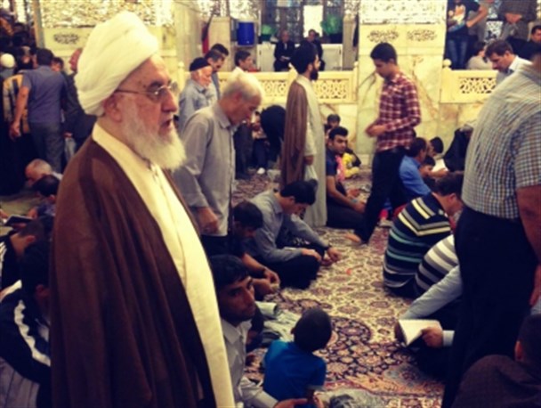 زیارت آیت الله قربانی در مشهد مقدس+عکس