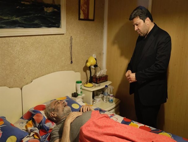 عیادت محمد خزاعی از محمد کاسبی بازیگر پیشکسوت