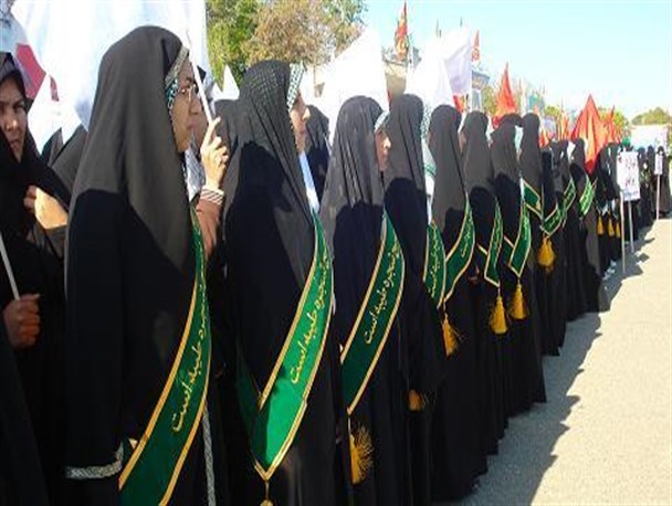 رزمایش امداد و نجات شیر زنان همدانی در گردان کوثر+تصاویر