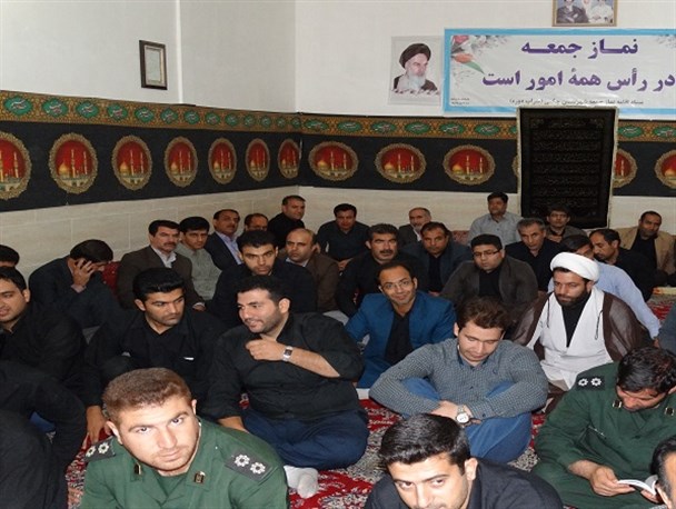 تصاویر برگزاری مراسم قرائت زیارت عاشورا در دفتر امام جمعه شهرستان چگنی