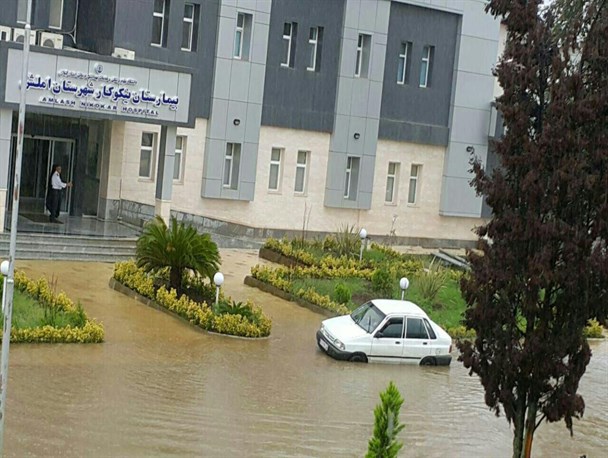 بیمارستان املش در آب!!!+عکس