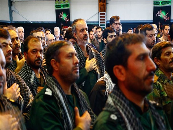 برگزاری مراسم عزاداری در سالن 9 دی سپاه جوادالائمه خراسان شمالی