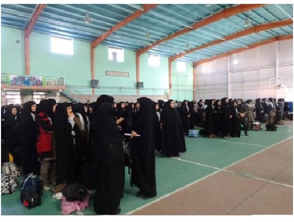 اعزام کاروان راهیان نور دختران بوکانی به مناطق عملیاتی شمال غرب کشور