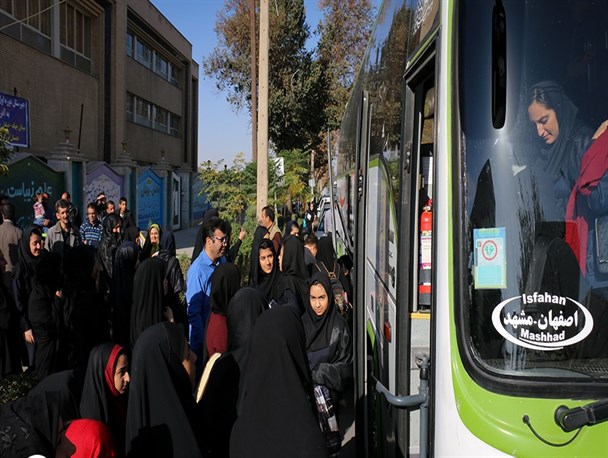 ۸۸ دانش‌آموز دختر مبارکه‌ای در سال تحصیلی جدید به اردوی راهیان نور اعزام شدند+ تصاویر