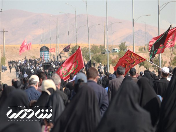 پیاده روی جا ماندگان اربعین حسینی در قزوین