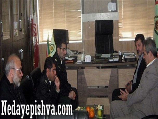 پرسنل ورزش پیشوا با فرمانده جدید نیروی انتظامی دیدار کردند+تصاویر