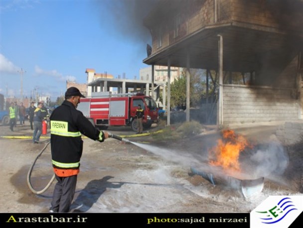 مانورپدافند غیرعامل شرکت گاز استان اردبیل برگزار شد + عکس