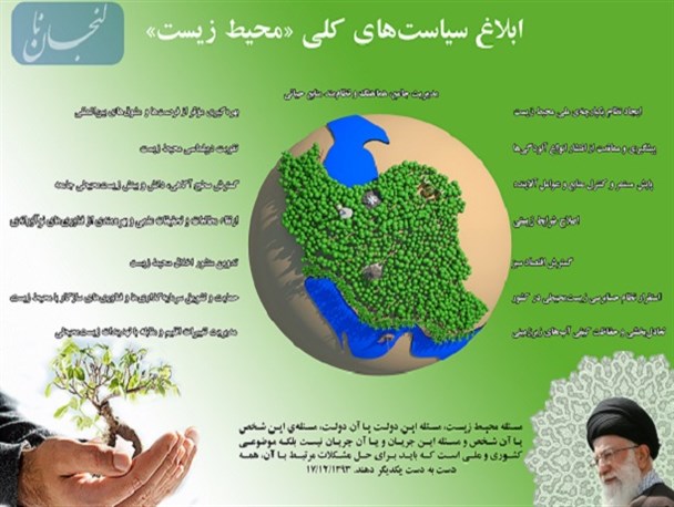 اینفوگرافی/ سیاست های کلی محیط زیست ابلاغ شد