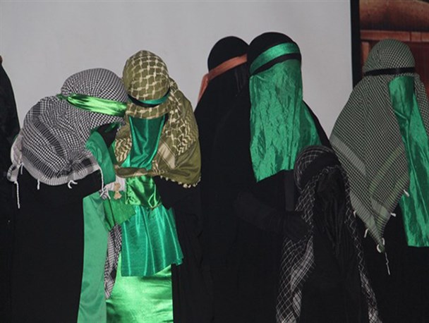 مراسم خطبه خوانی حضرت زینب (س) در سپیدان برگزارشد