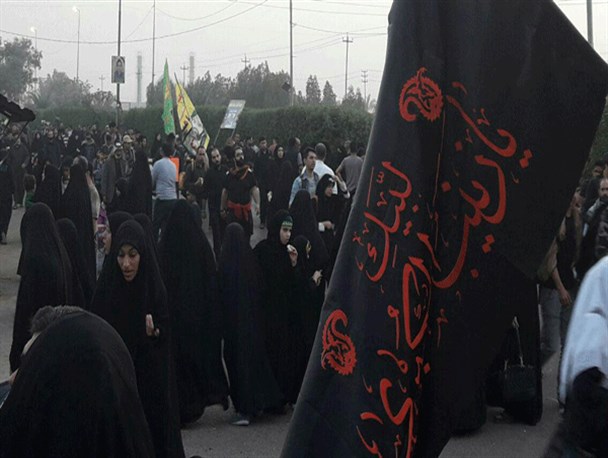 پیاده روی اربعین از نجف با استقبال با شکوه محبان امام حسین(ع)+تصاویر