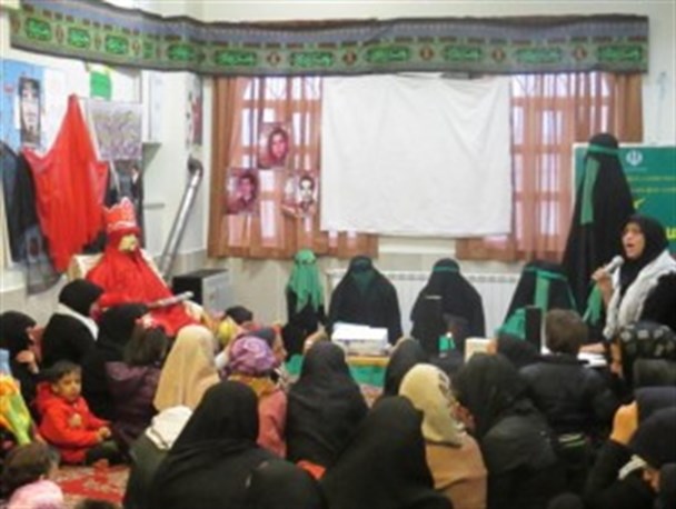 مراسم خطبه خوانی حضرت زینب (س) در گلبهار برگزار شد