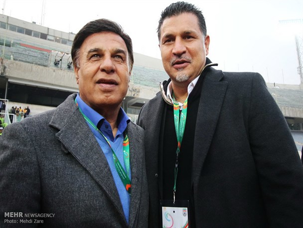 حرکت معروف علی دایی هنگام برخورد با استقلالی ها + عکس