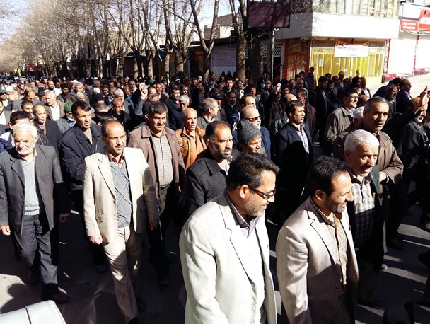 راهپیمایی مردم اقلید در محکومیت حوادث نیجریه+عکس