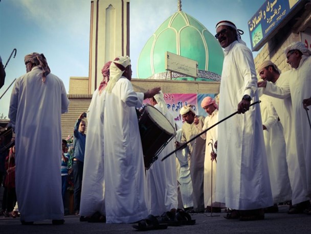 نمایش وحدت شیعه و سنی در جشن رقص شمشیر+ تصاویر
