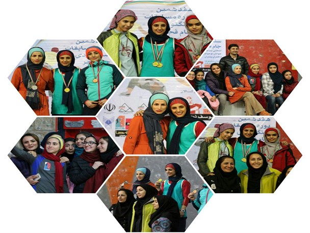 گزارش تصویری مسابقات سنگنوردی بانوان جام فجر در همدان