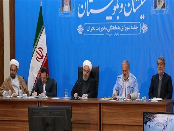 خسارت سیل زدگان سیستان وبلوچستان سریعاً جبران شود/ قدردانی روحانی از امدادرسانی نیروهای مسلح