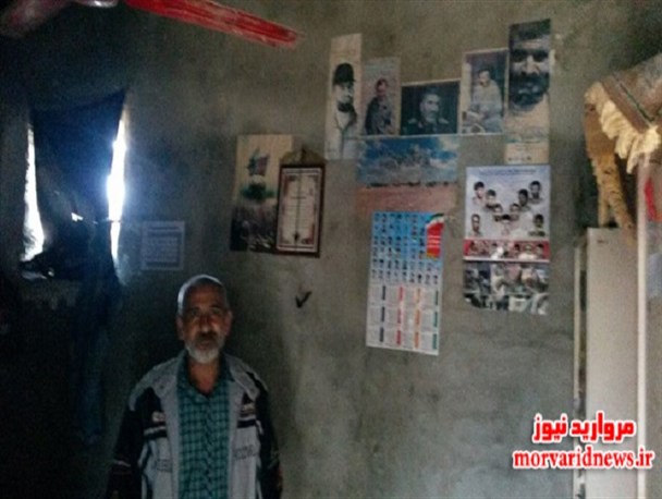 روایتی از زندگی جانباز بندرلنگه ای که در محرومیت جان می بازد+تصاویر