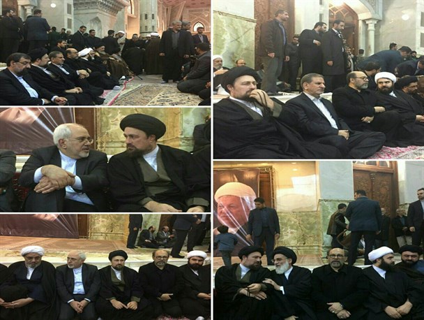 حضور چهره های سیاسی در مراسم چهلم آیت الله هاشمی رفسنجانی + تصاویر