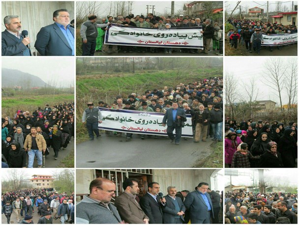همایش بزرگ پیاده روی لیالستان برگزار شد +عکس