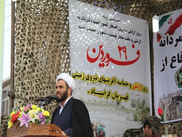 ارتش بازوی توانمند نظام ورهبری است