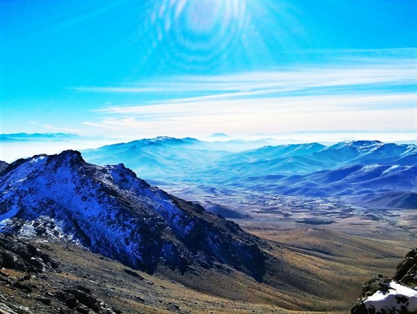 گزارش تصویری از رشته کوه های شهرستان قوه