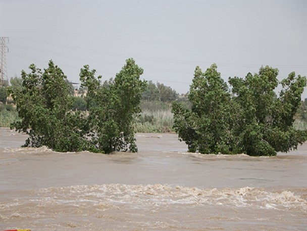 خسارات سنگین سیلاب به پارک ساحلی علی کله دزفول