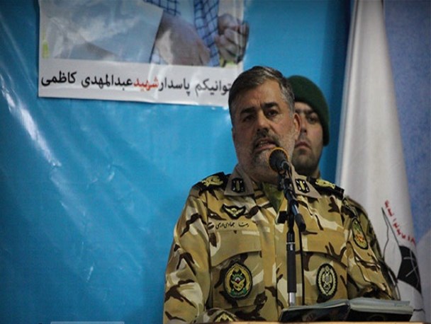 قدرت ارتش جمهوری اسلامی ، نیروی انسانی متعهد، مقتدر و شهادت طلب است