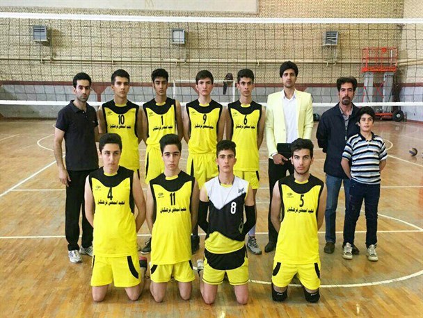 تیم والیبال نوجوانان سنقر مقام سوم قهرمانی استان را به خود اختصاص داد