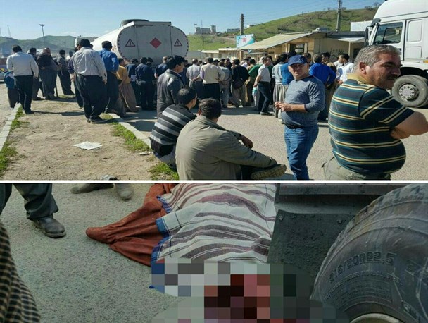 زیر گرفتن یک جوان 36 ساله از سوی راننده یک دستگاه تریلی در مرز باشماق