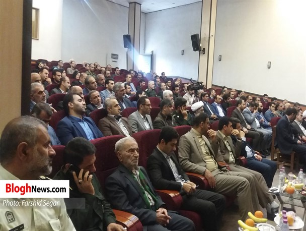 مراسم تودیع و معارفه رئیس دادگستری گلوگاه