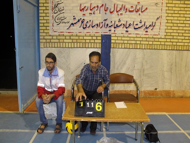 آغاز مسابقات والیبال جام دهیاری‌ها در رشتخوار+تصاویر