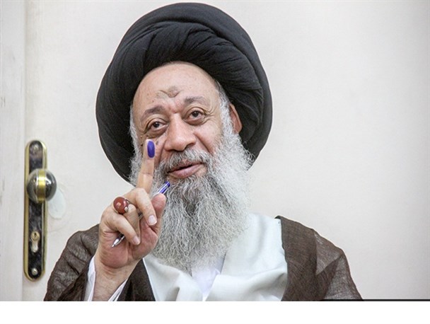 شرکت آیت الله جزایری در انتخابات+تصاویر