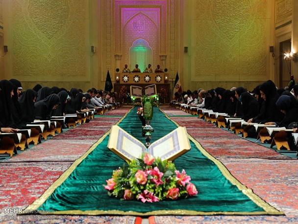 برگزاری مراسم جزءخوانی قرآن کریم در مسجد جامع اسدآباد