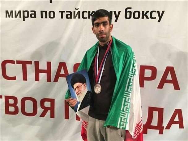آتش نشان قزوینی در مسابقات "موی تای" صاحب مدال طلا شد