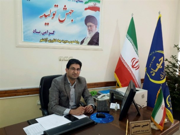 بیش از ۲۰۰ هکتار از اراضی شیبدار "تیل آباد" به باغات مثمر تبدیل می‌شود