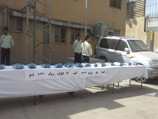 120 کیلو مواد مخدر در همدان کشف شد