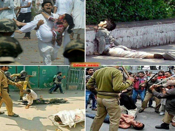 کشتار مسلمانان کشمیر توسط پلیس هند نقض آشکار حقوق بشر است