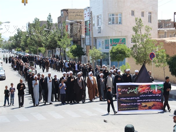 گزارش تصویری مراسم شهادت امام جعفر صادق(ع) در قاین