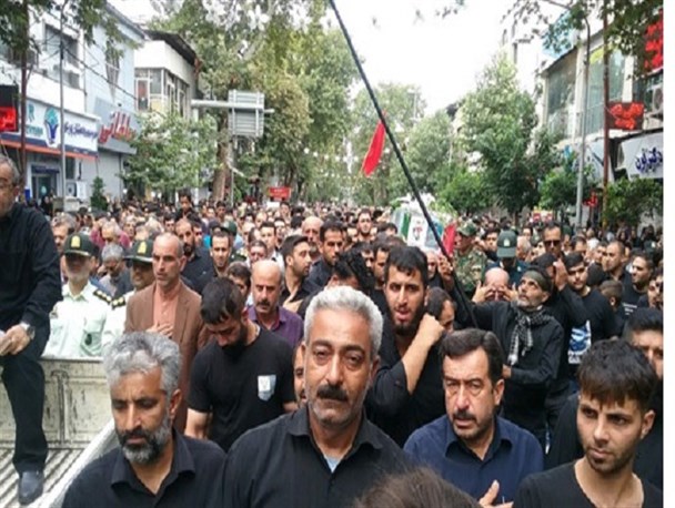 تشییع باشکوه پیکر مطهر شهید مدافع وطن در ساری