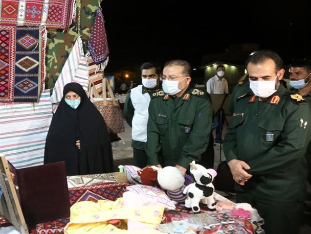 بازدید رئیس سازمان بسیج مستضعفین از نمایشگاه جهاد خدمت در سمنان