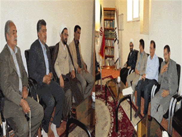 دیدارمدیرکل منابع طبیعی وآبخیزداری استان البرز با امام جمعه چهارباغ