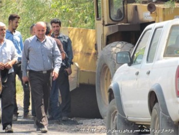 نصب علائم راهنمایی و رانندگی در مسیرهای روستایی بخش عمارلوی رودبار