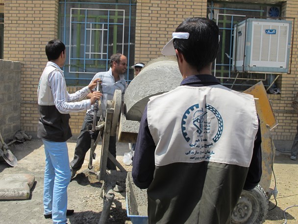 برگزاری اردوی جهادی بسیج سازندگی در مدارس شهرستان لنده /عکس