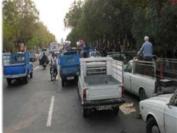 تسریع در ساماندهی وانت‌بارهای باری شهر همدان