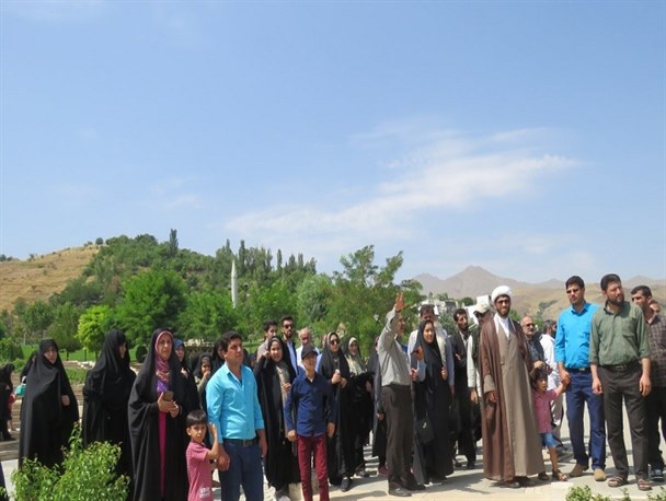 کاروان راهیان نور سوادکوه در حج بصیرتی غرب کشور