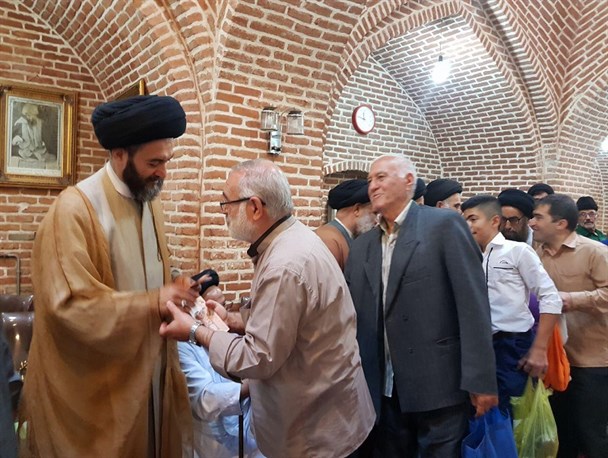 دیدار مردم اردبیل با سادات در روز عید غدیر خم